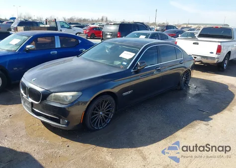 2009 BMW 750Li from USA, damaged, VIN WBAKB83579CY60334